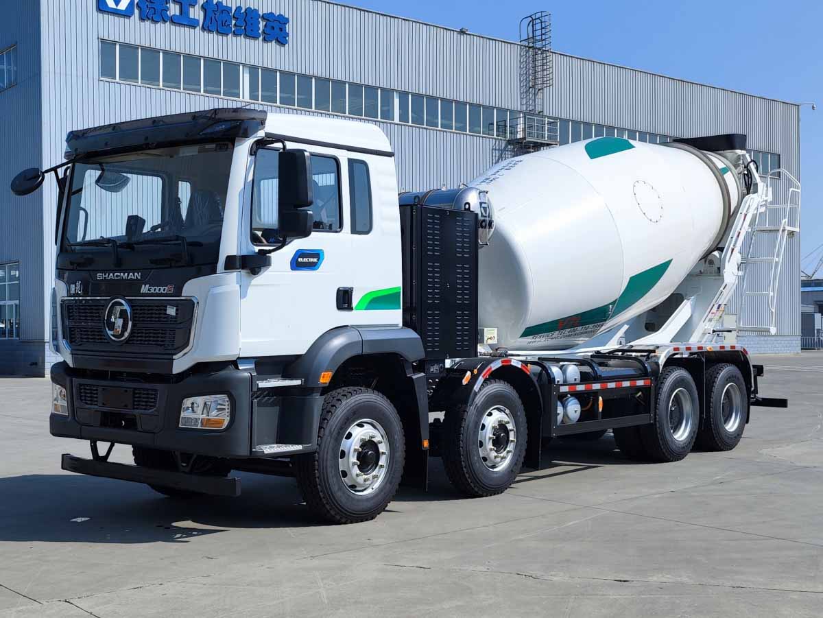 徐工G4804BIIVE陕汽宁德时代350电动搅拌车